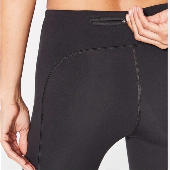 Lululemon Speed Up Crop athletic leggings tights black - Picture 5 of 12